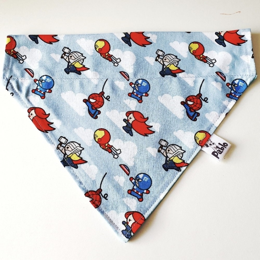 🐶 5 for $15 * Pablo Baby Heroes Over The Collar Dog Bandana